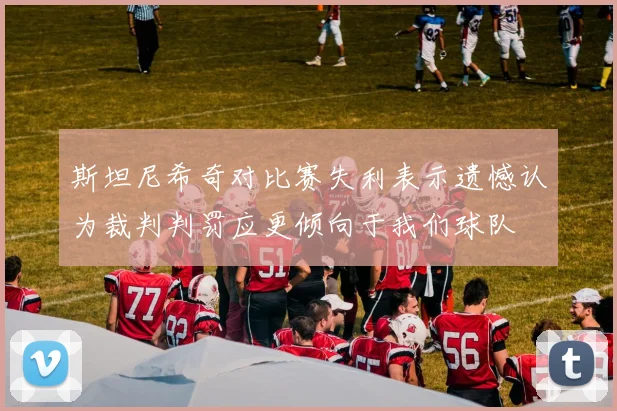 斯坦尼希奇对比赛失利表示遗憾认为裁判判罚应更倾向于我们球队